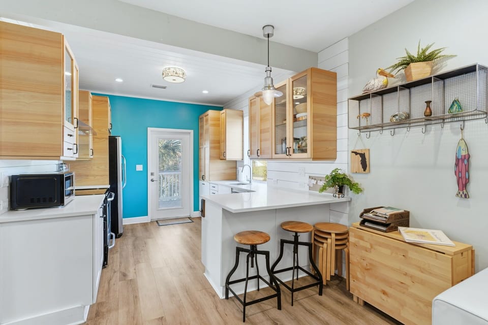 Kitchen area.