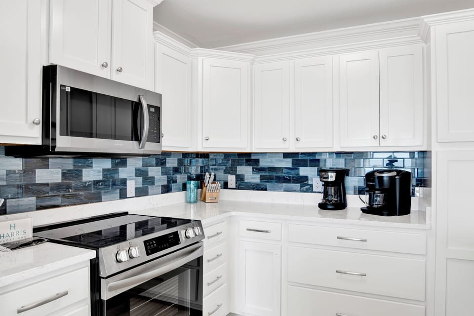 Fully stocked kitchen