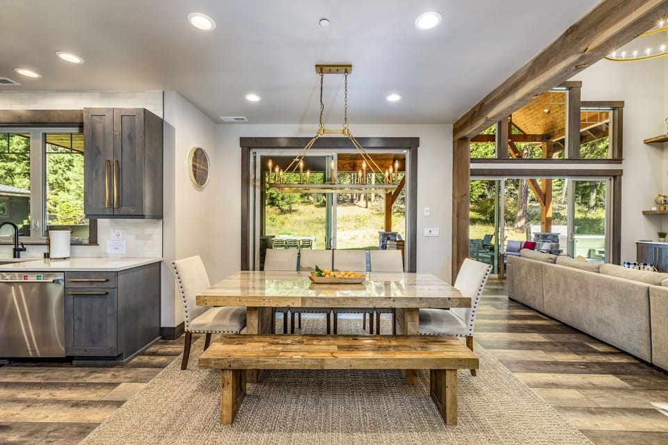 Grand Living Space – Seamless Connection Between Kitchen, Dining Area + Great Room