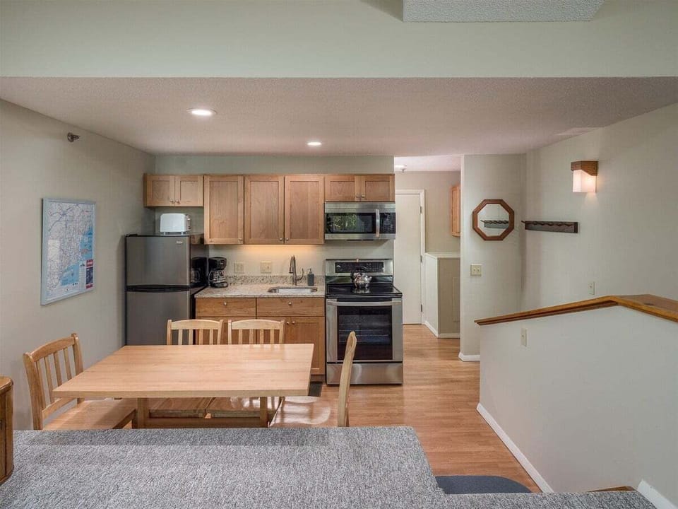 Dining and kitchen area