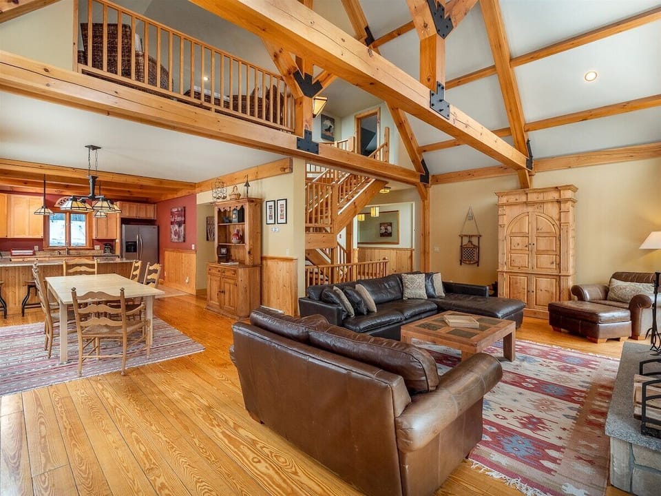 Great Room leading into the dining and kitchen area
