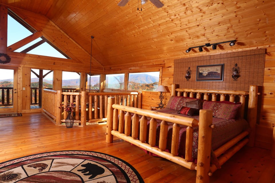 Cabin, Multiple Beds, Hot Tub, Mountain View | 2 bedrooms, individually decorated, individually furnished, free WiFi