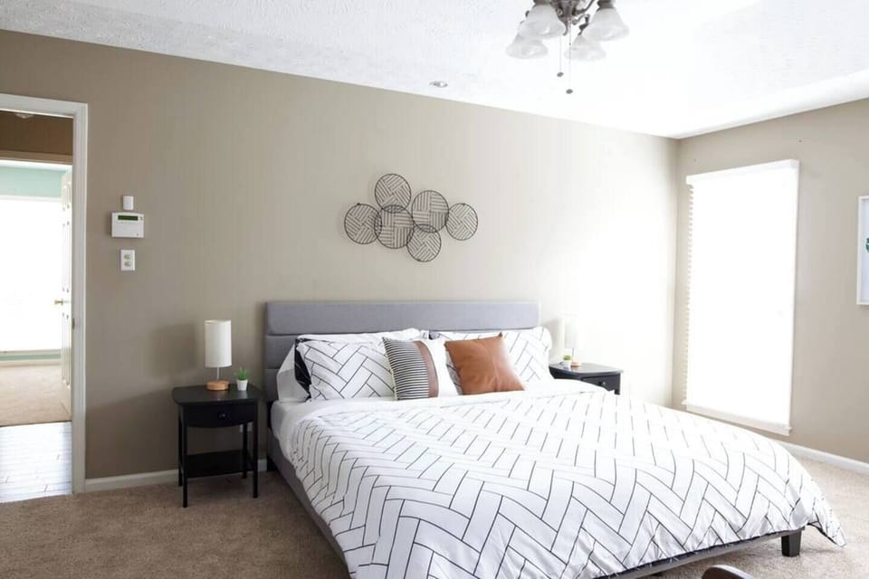 The master bedroom calls you