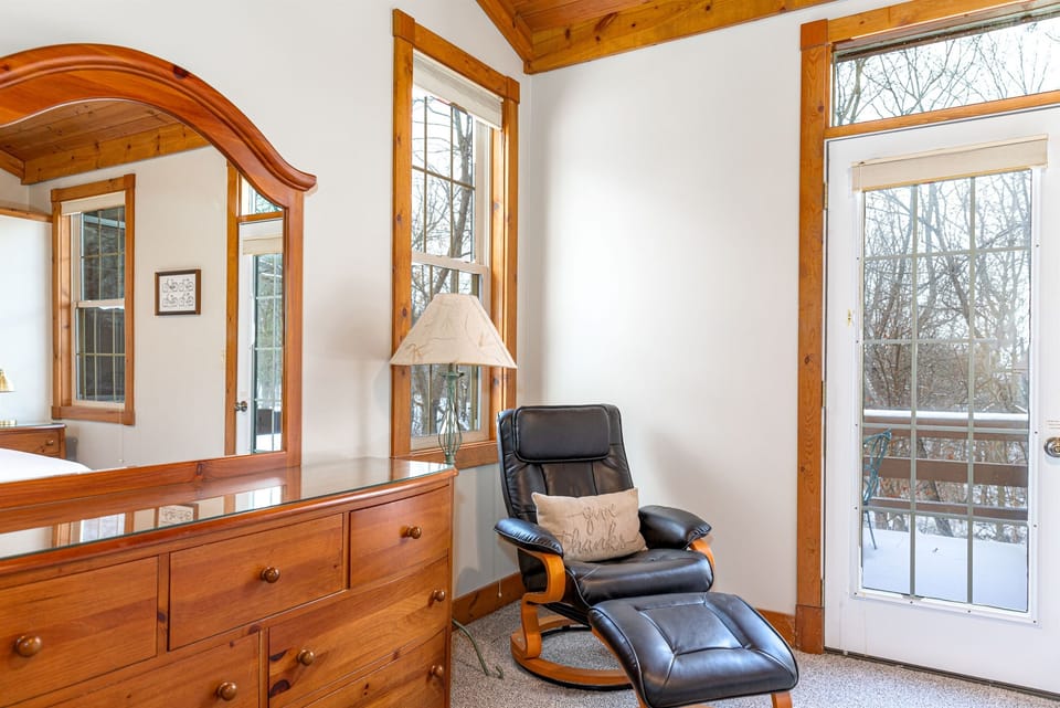 Cozy up with a book and relax in the Primary Bedroom