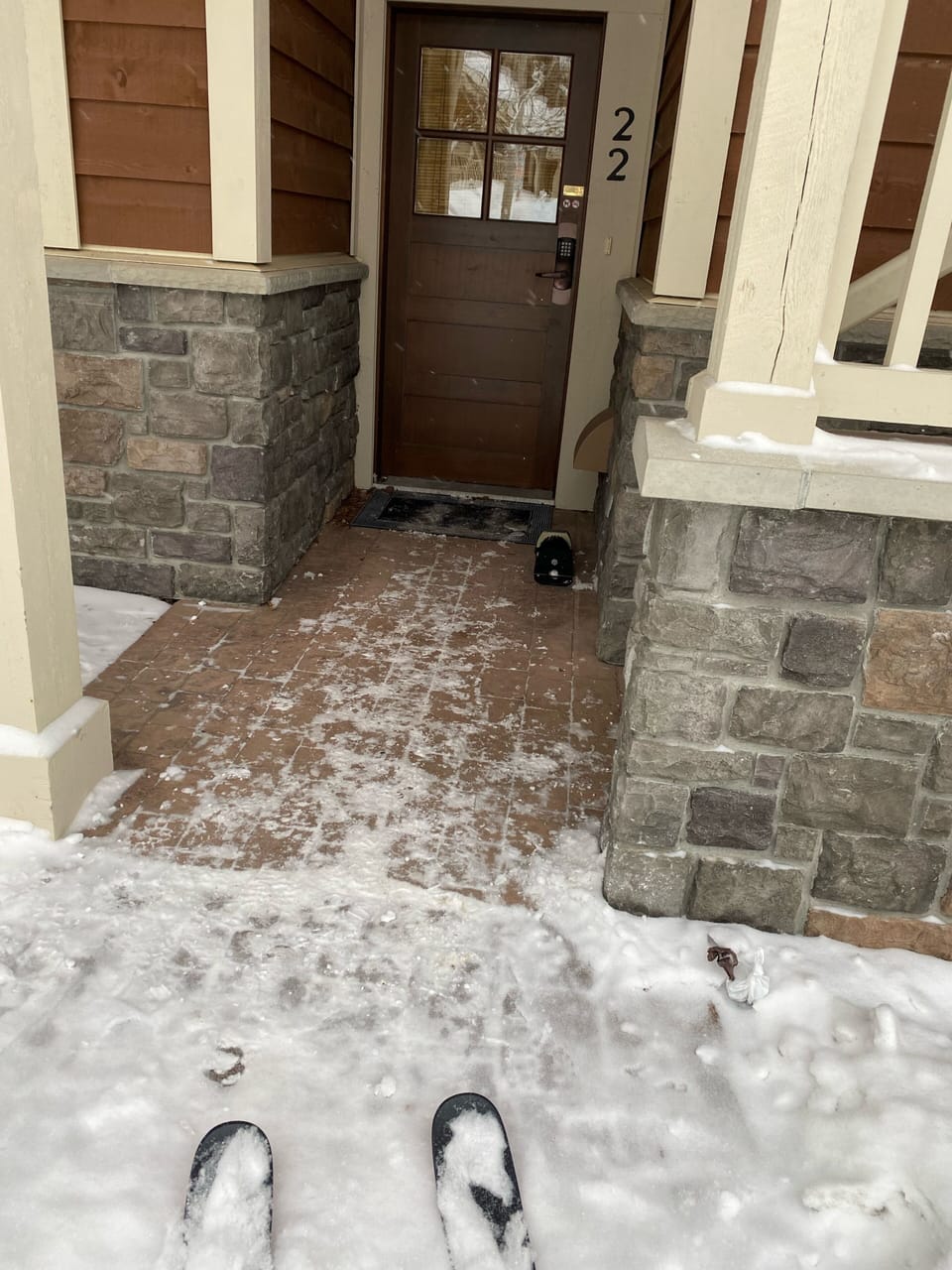 Almost right to the front door!!