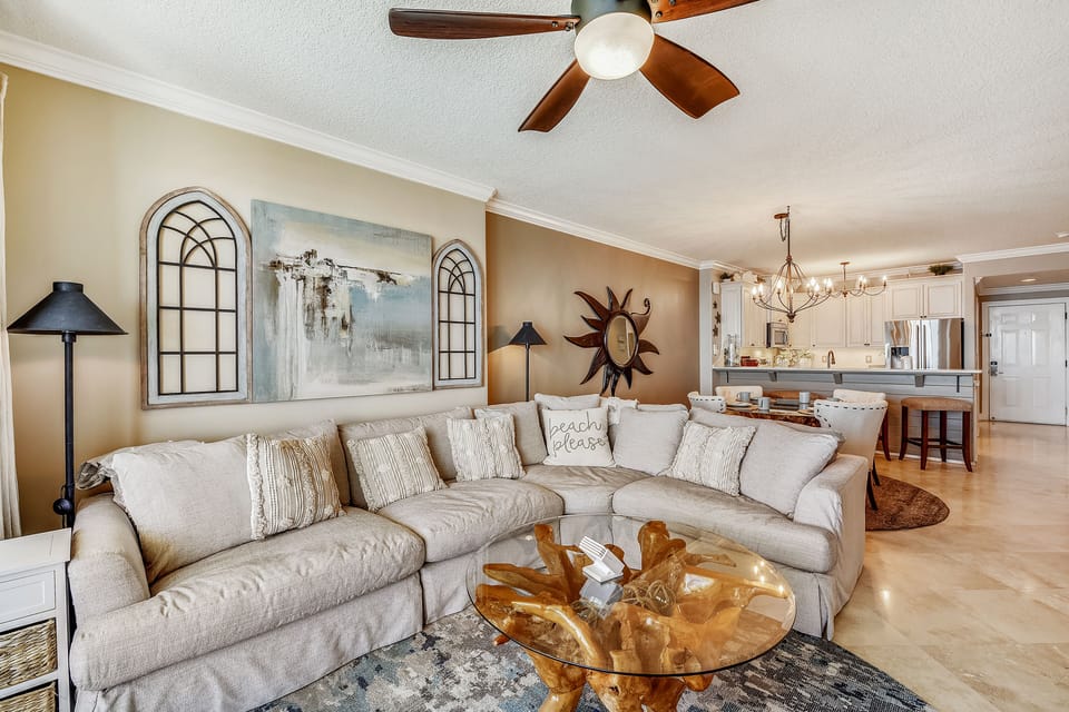Gulf Front Living Area