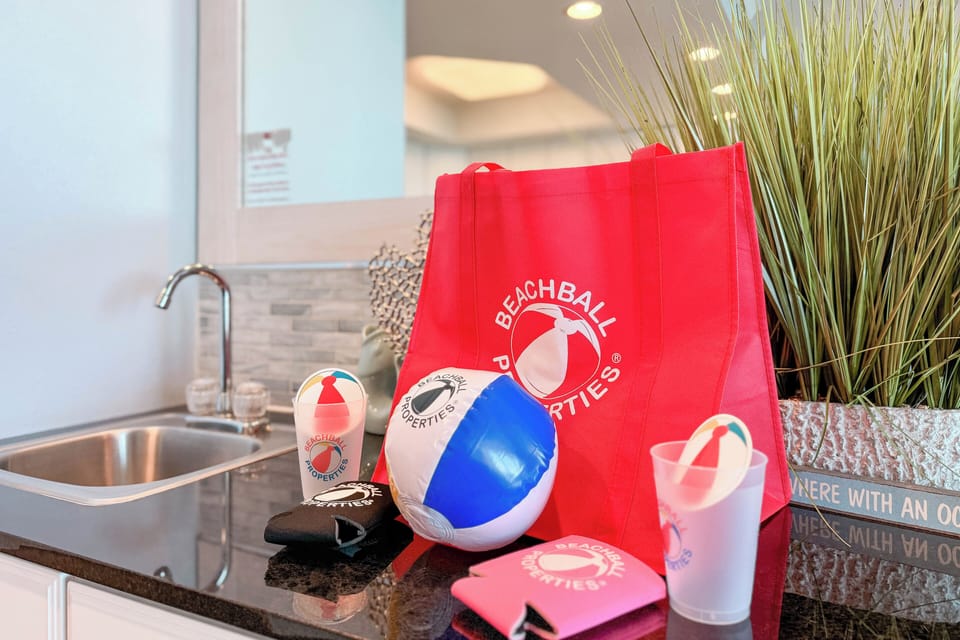 Beachball swag bag!