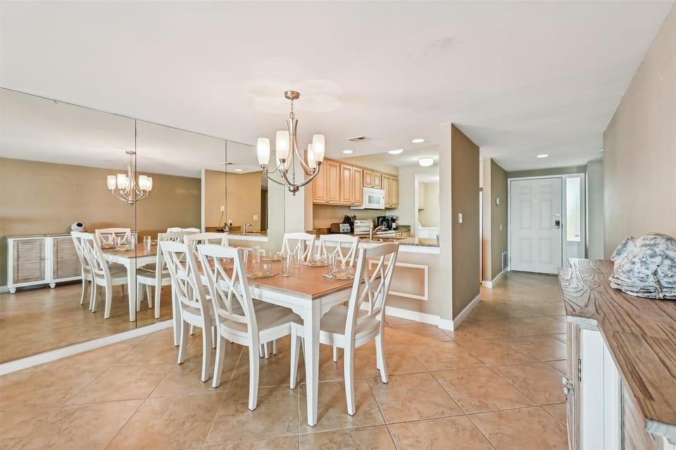 Dining Area and Kitchen at 453 Captains Walk
