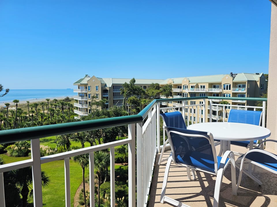 Private Balcony with Ocean Views at 3503 Windsor Court South
