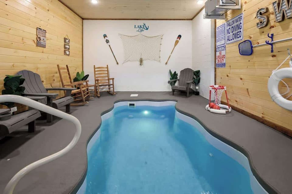 Private INDOOR POOL heated to 84 all year round!