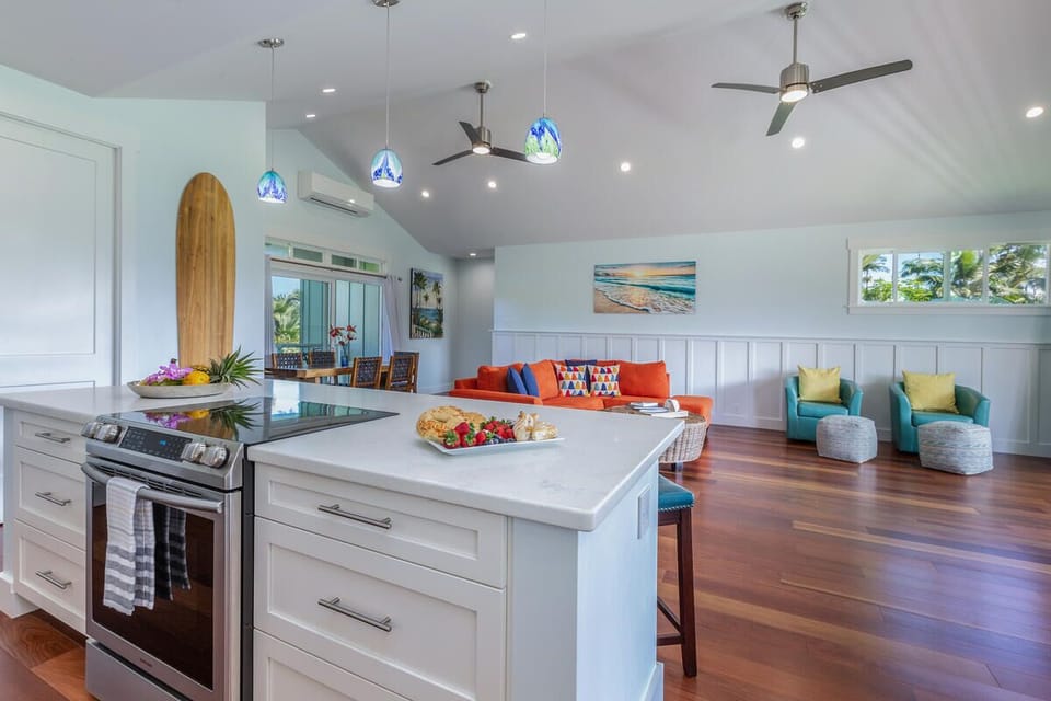 Open Floor Plan with Vaulted Ceilings