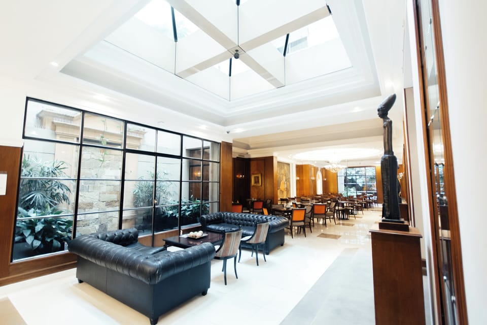 Lobby sitting area