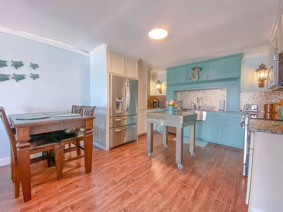 Dining and kitchen