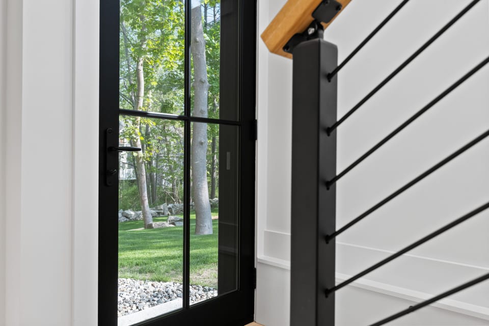 Back door to outside