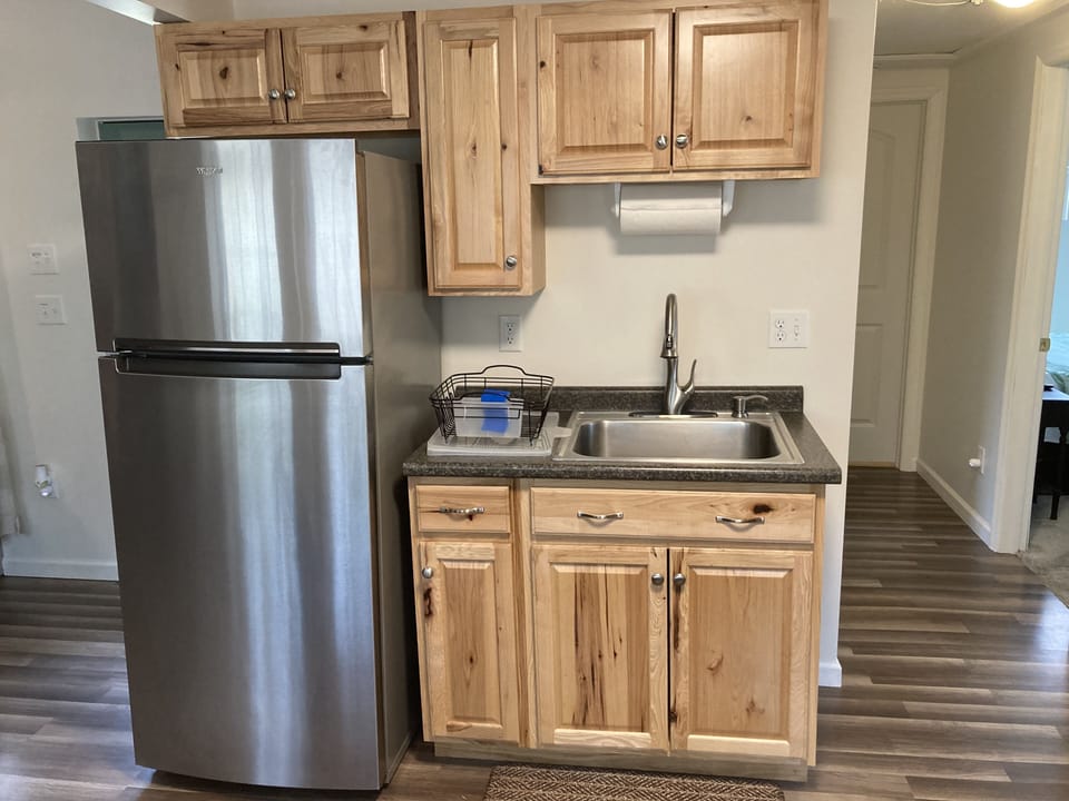 Fridge and Sink