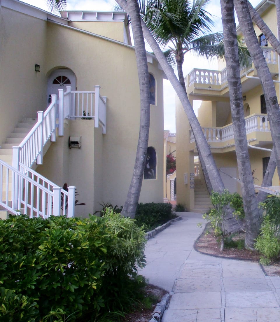 Walkway to the villa
