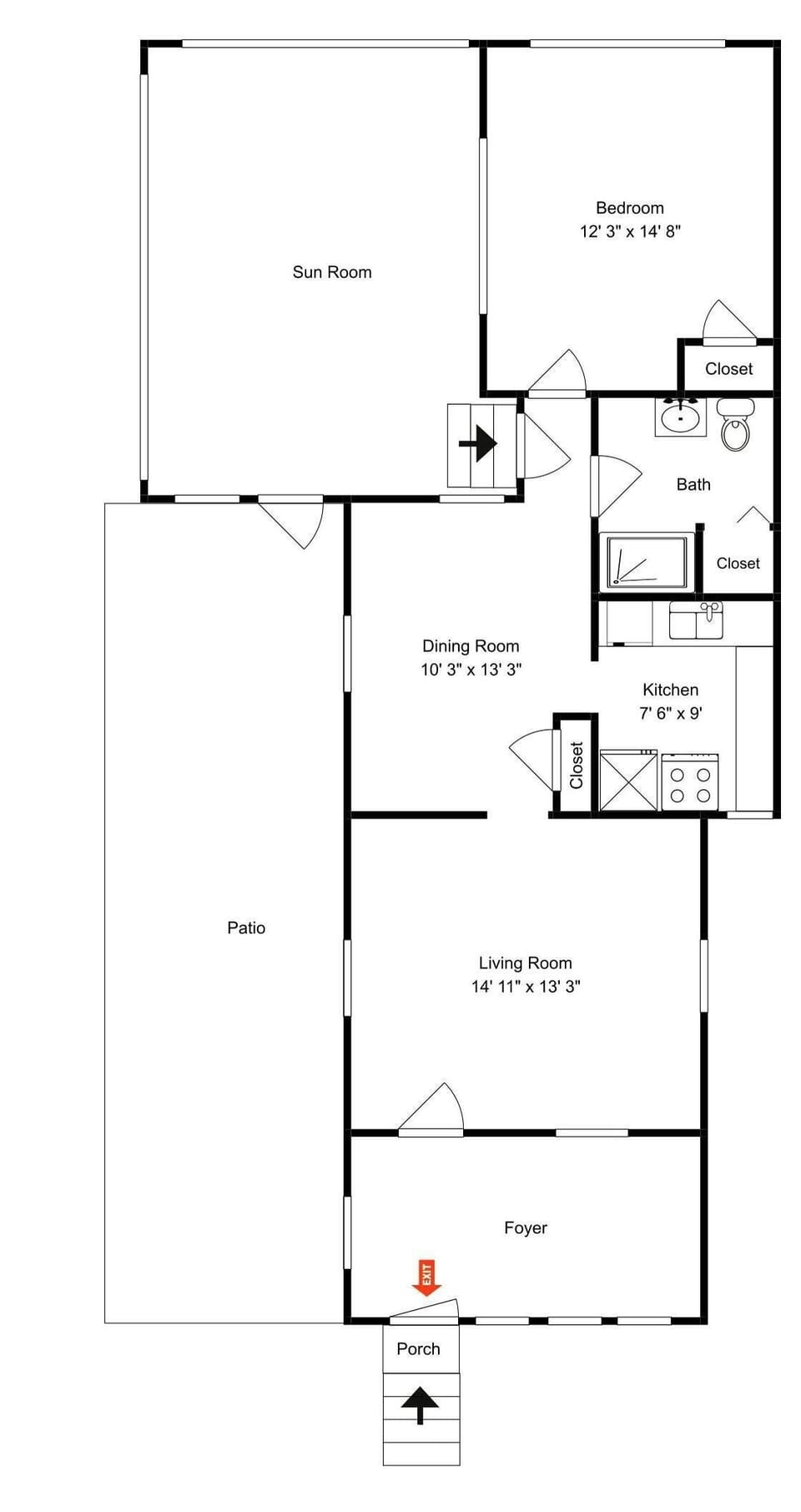 Annas Cabana - Floor Plan