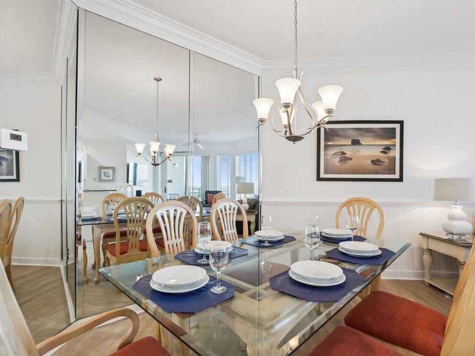 Dining Table with Seating for Six at 2413 SeaCrest