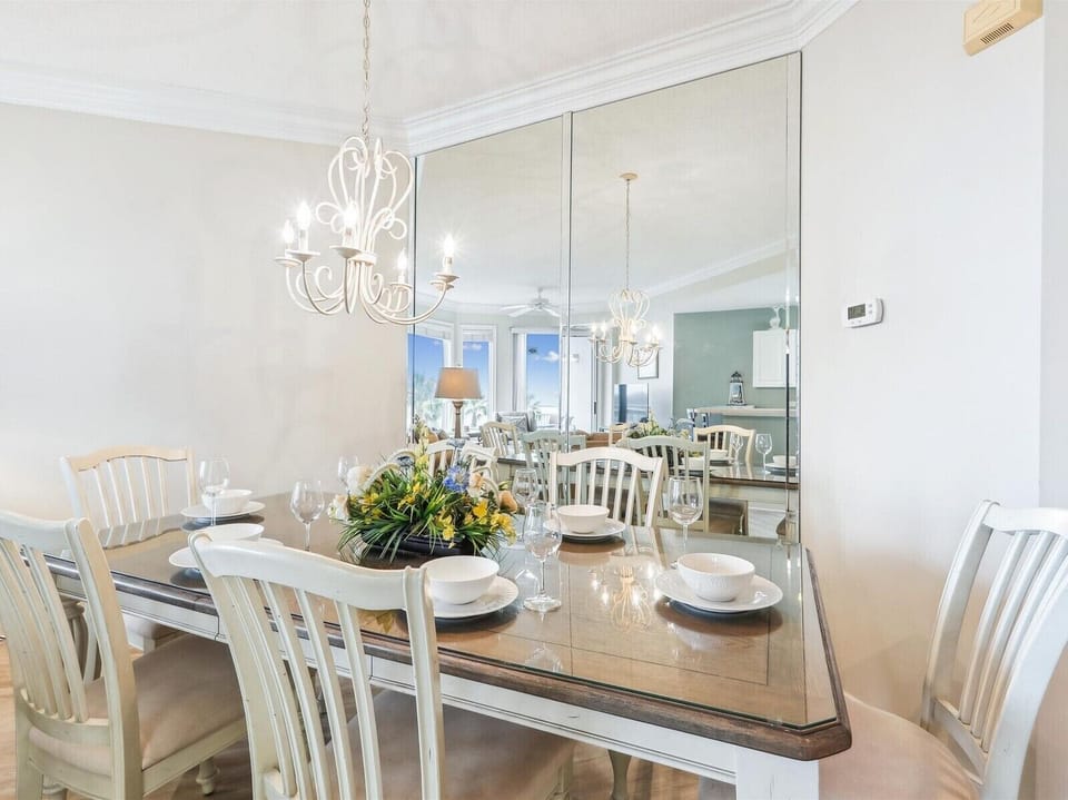 Dining Table with Seating for Six at 2406 SeaCrest