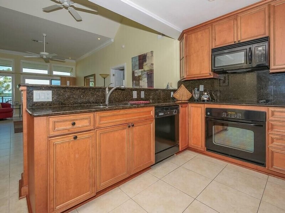 Updated Kitchen with Ocean Views at 1898 Beachside Tennis
