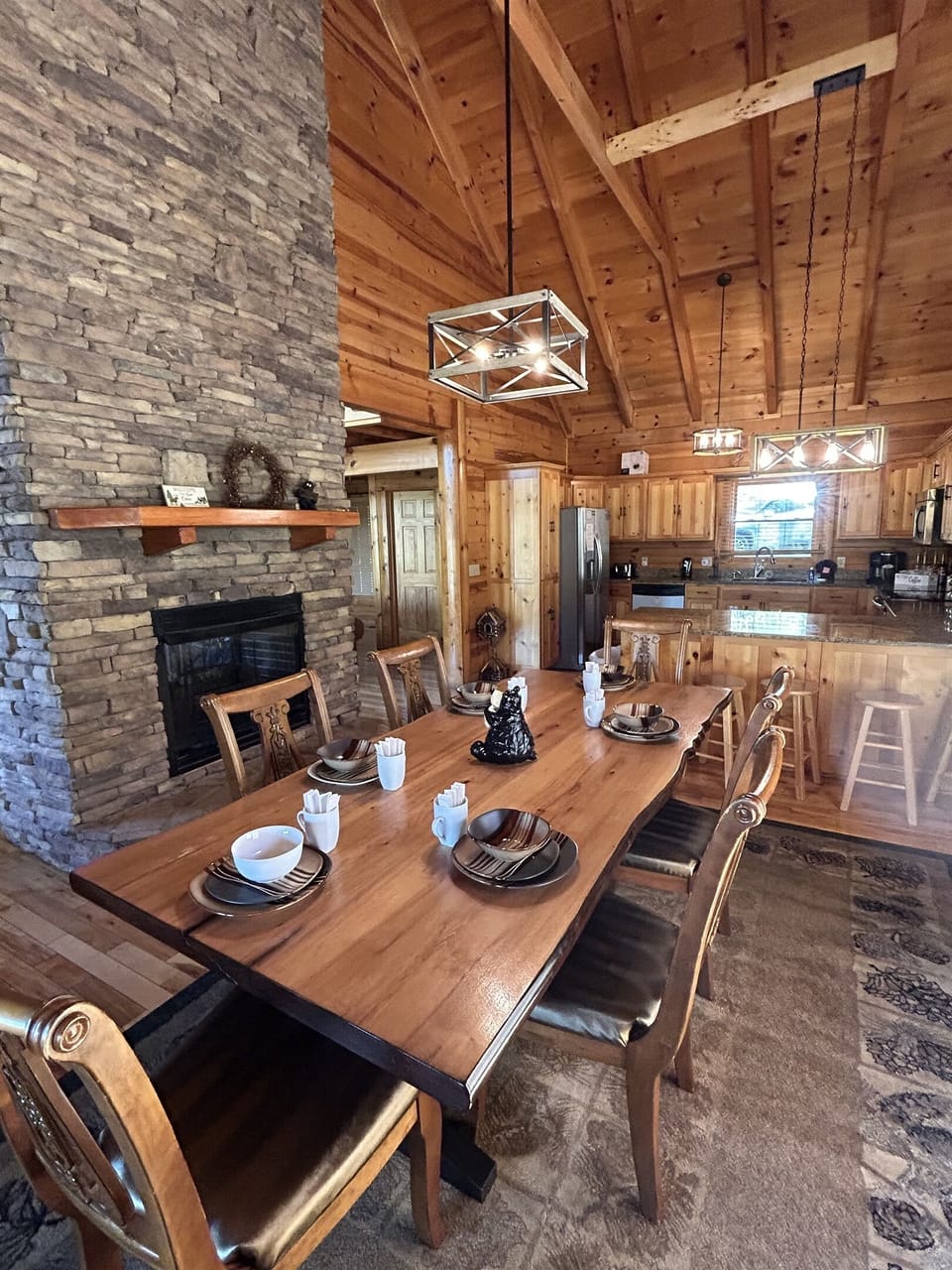 Dining room with seating for 12