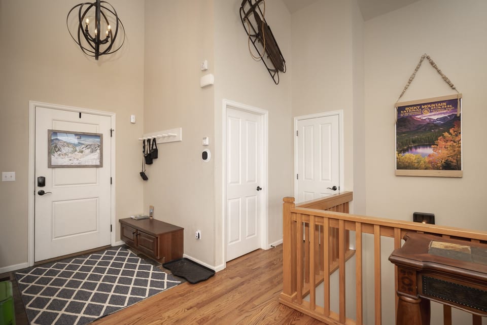 The door to the main floor laundry and access to the garage