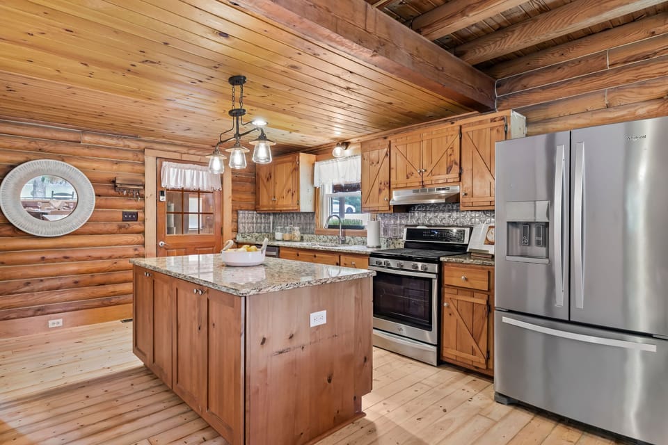 well equipped kitchen