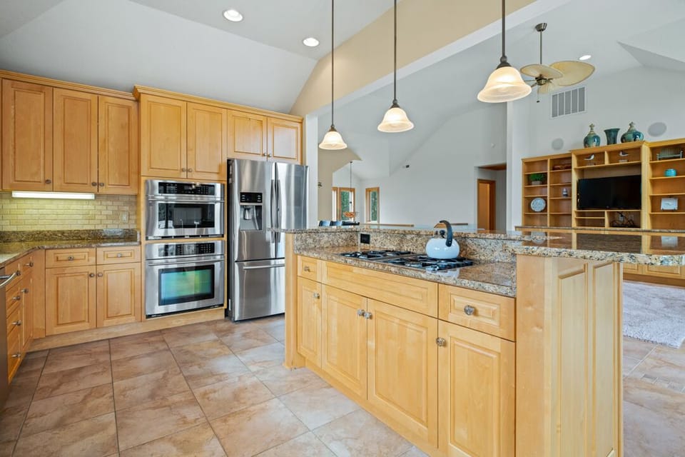 Kitchen with Plenty of Cabinets on Third Level
