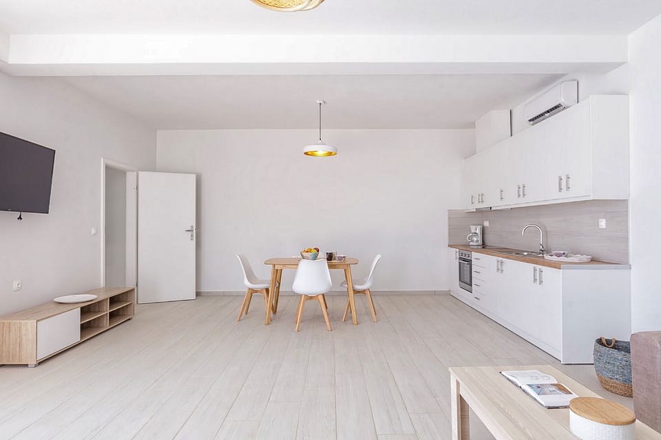 Dining area & Kitchen of Beautiful villa,Great view,Private pool,Near tavern Mariou,Plakias,Crete