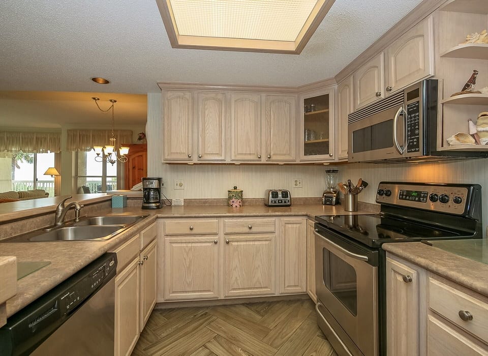 Kitchen with New Stainless Steel Appliances in 2014 at 113 Barrington Court