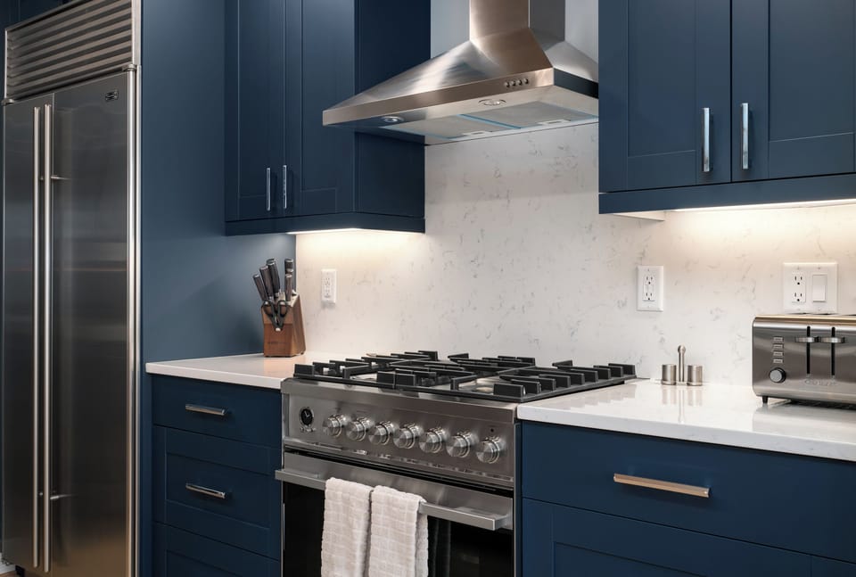 All appliances from Fisher Paykel.