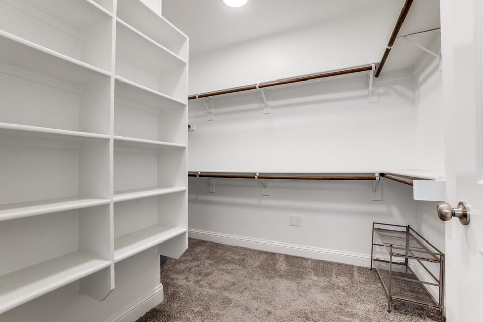 Master bedroom closet
