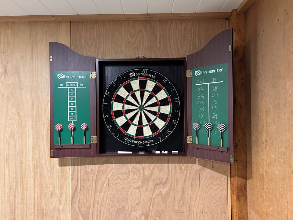 Games Room - Dedicated Games Room located downstairs where the kids (big or small) can be entertained during your stay.