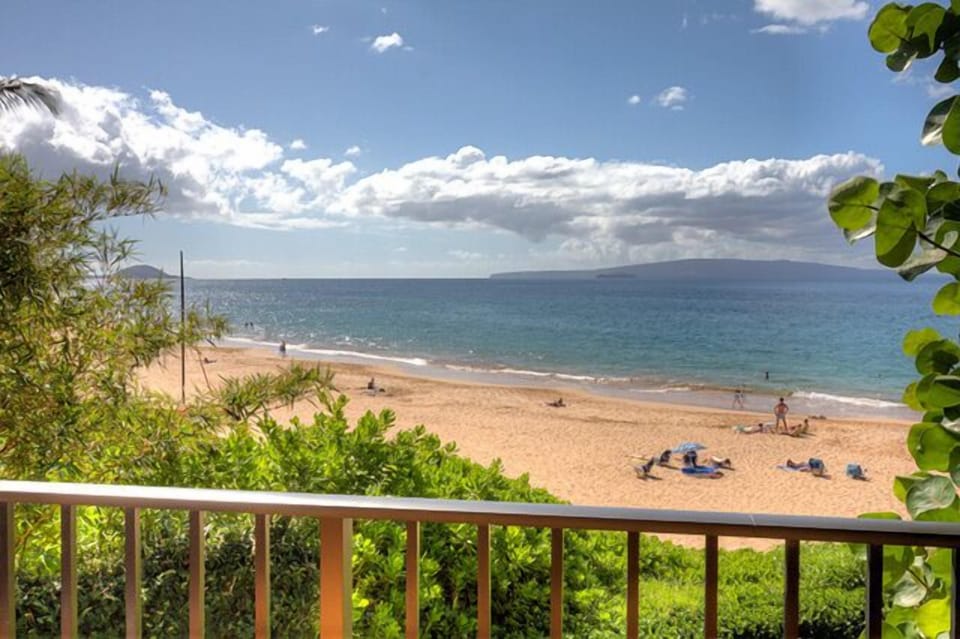 Beach view from lanai