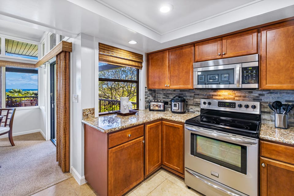 Fully equipped kitchen