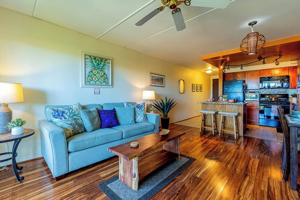 Vibrant vibe in the living room