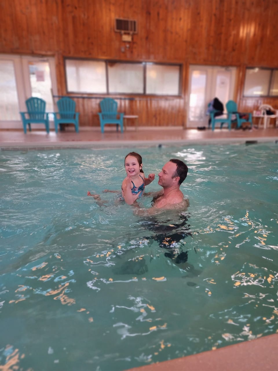 Enjoy the year round heated pool. No matter the weather you can keep everyone entertained