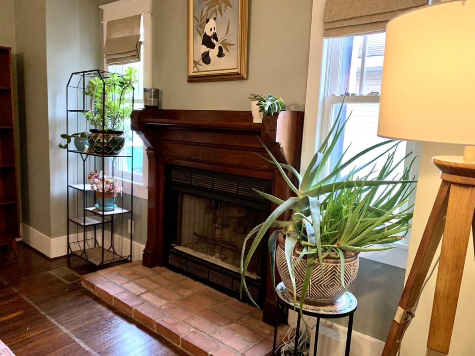 Working Gas Fireplace Adds Warmth And Ambiance.
