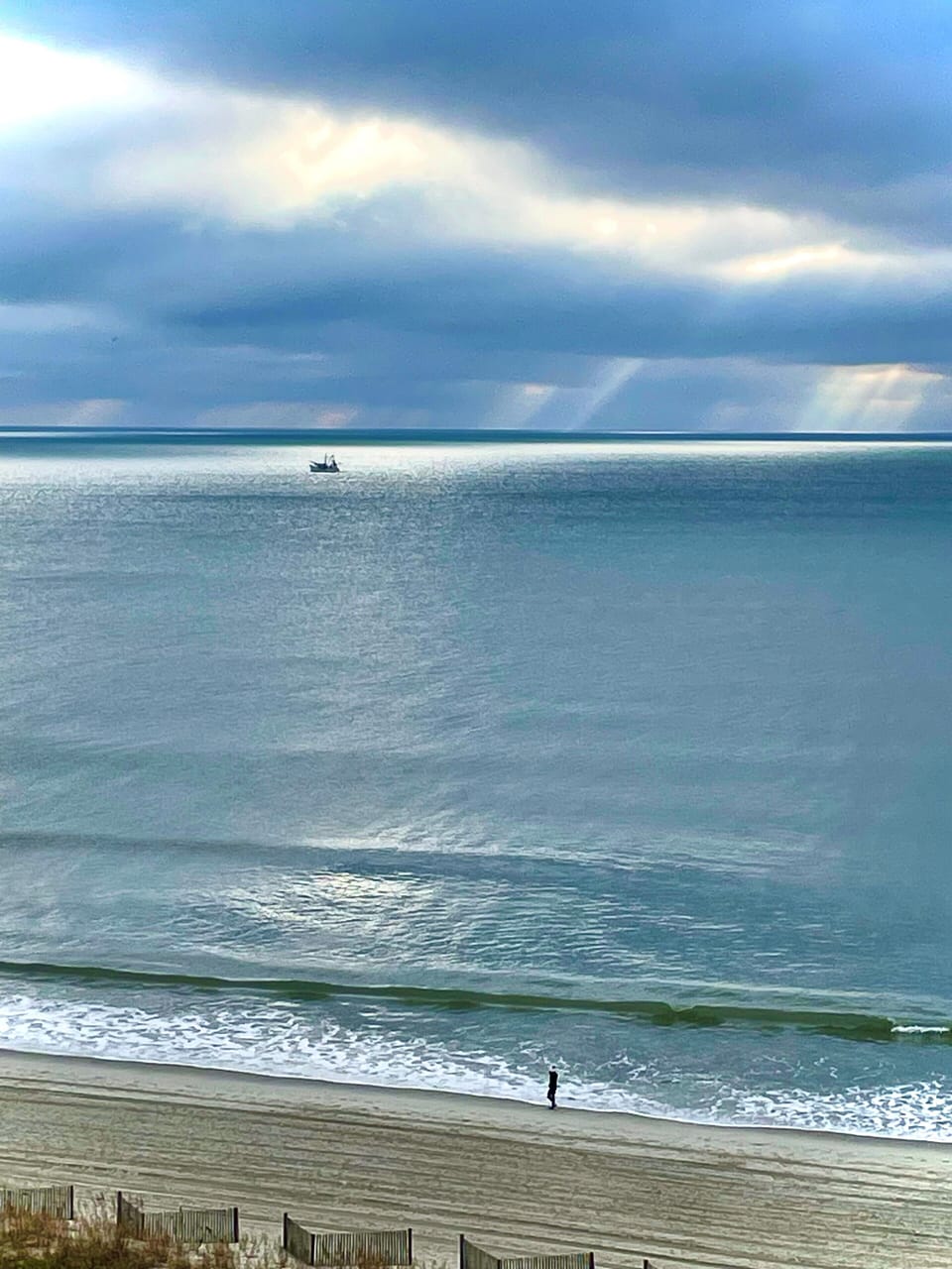 Ocean view from Suite 707 front balcony