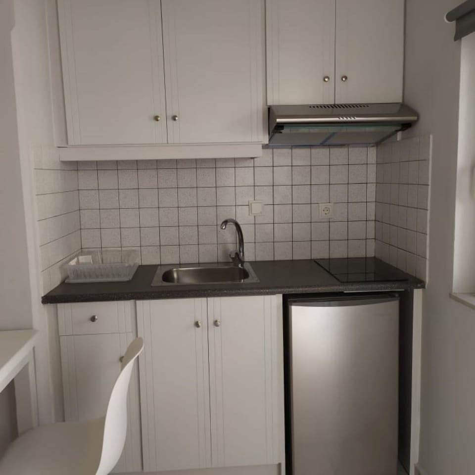 Basic Apartment | Private kitchen | Mini-fridge, stovetop, electric kettle, toaster