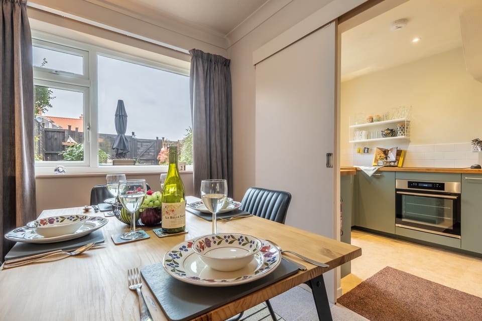 Ground floor: Dining room through to the kitchen