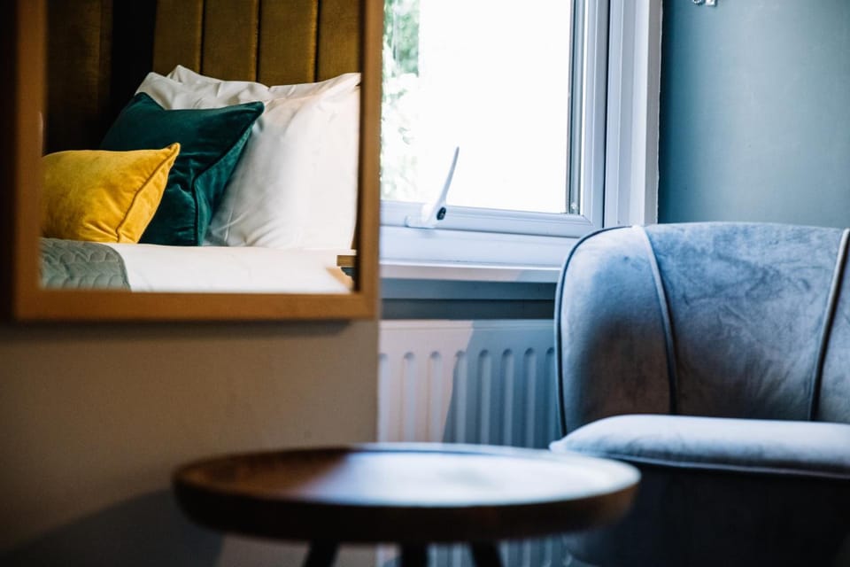 Desk, laptop workspace, iron/ironing board (on request), WiFi (free)