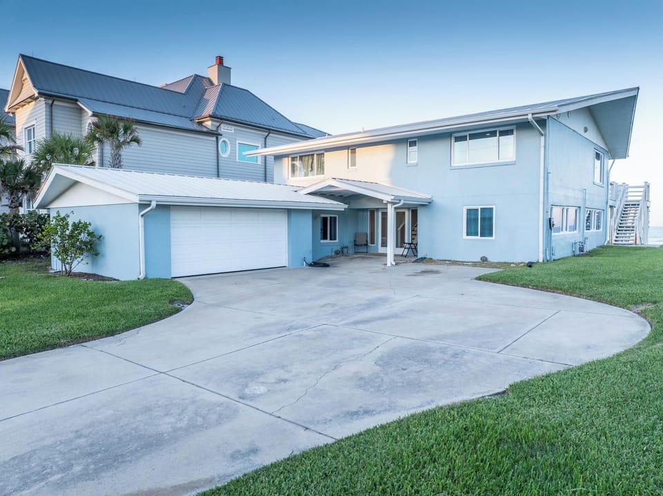 Front View of Or Home at Dusk