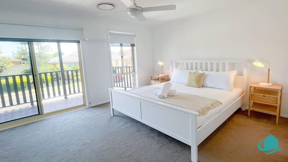 Master bedroom with king bed