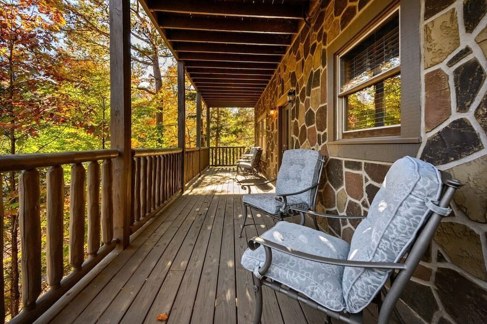 Bear Hug's relaxing deck