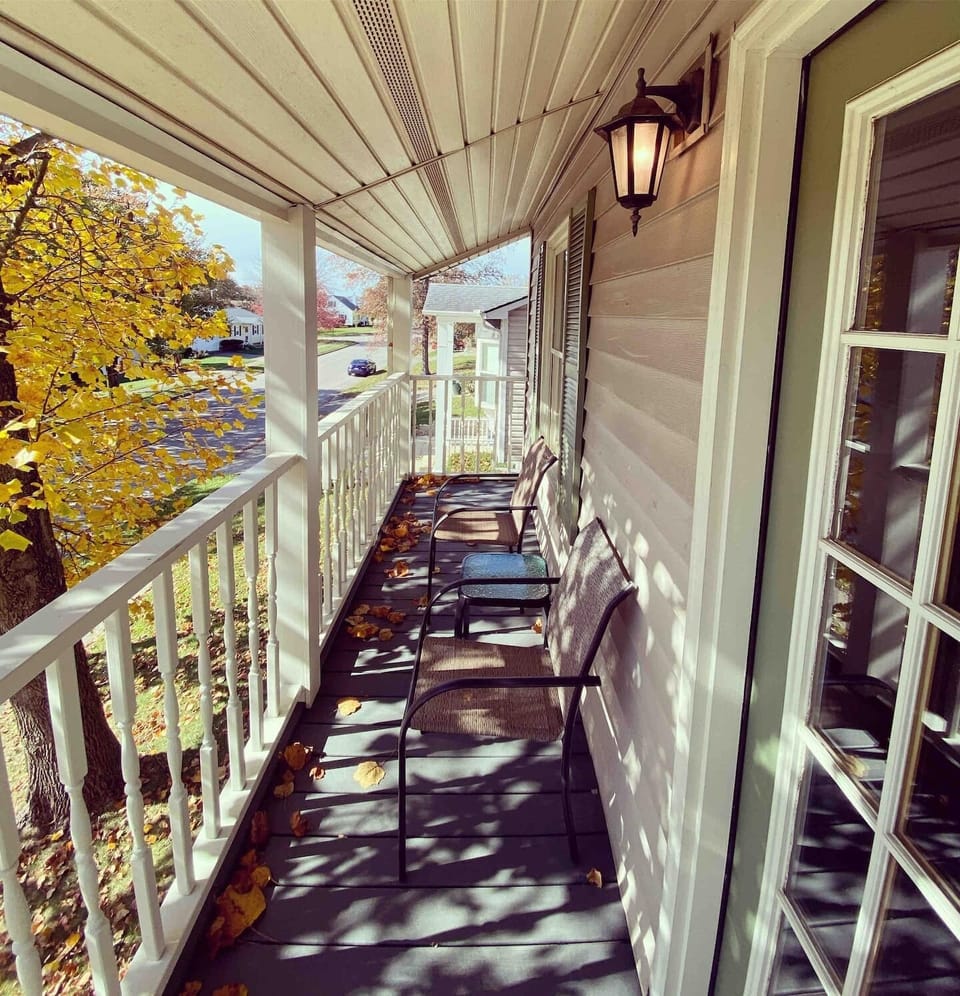 Patio off Master bedroom.