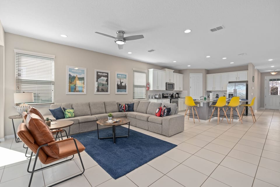 Open Concept with lots of extra seats