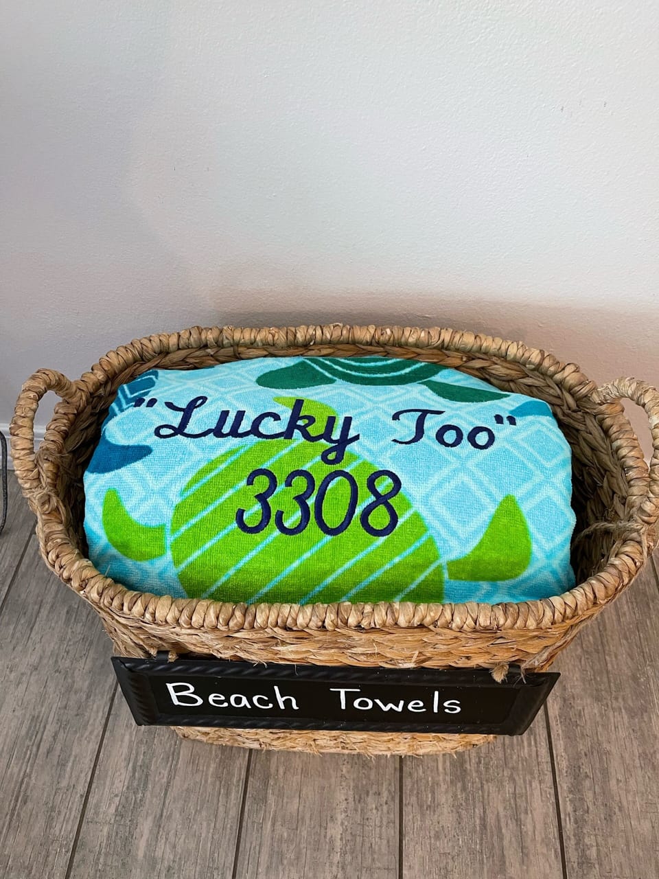  Beach towels available for use for your stay!