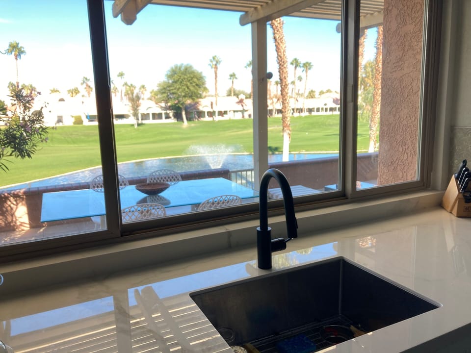 Expansive Views from Kitchen & Living Room