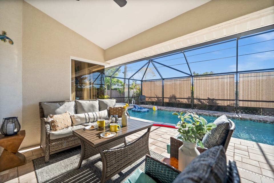 Enjoy endless hours of fun and relaxation at this gorgeous private pool oasis...